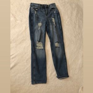 Ultra High-Rise Vintage Stretch Mom Jeans